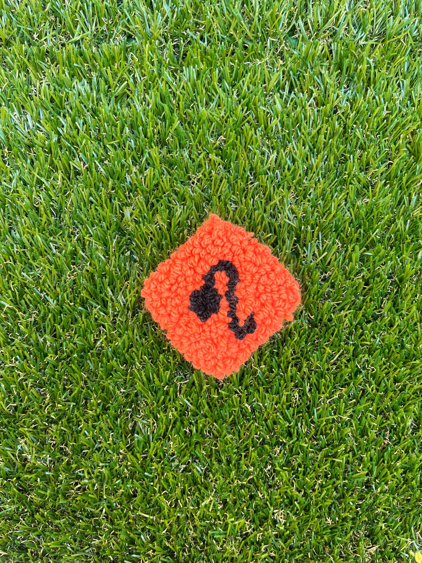 Leo sign - Punch Needle design