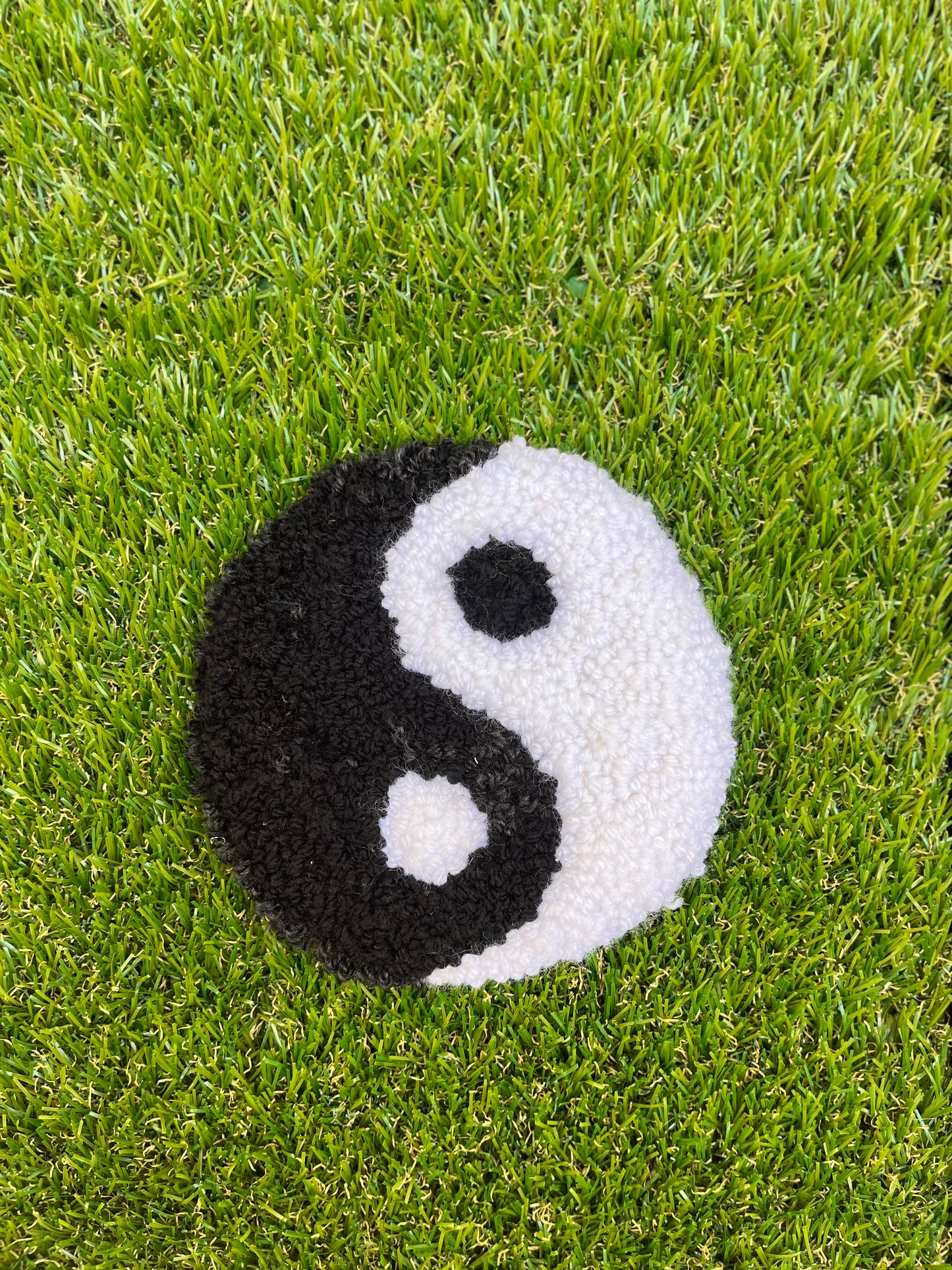 Yin Yang - Punch needle design