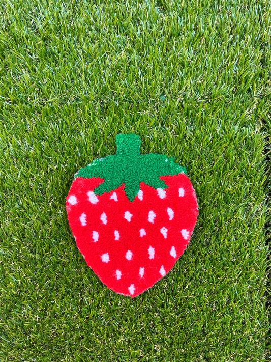 Strawberry - Punch Needle design