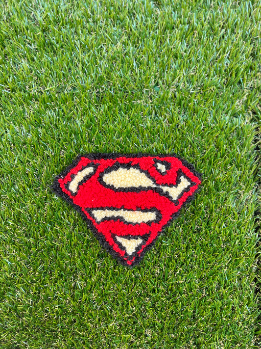 Superman - Punch Needle design