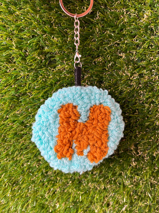 Personalised Initial letter Keychain