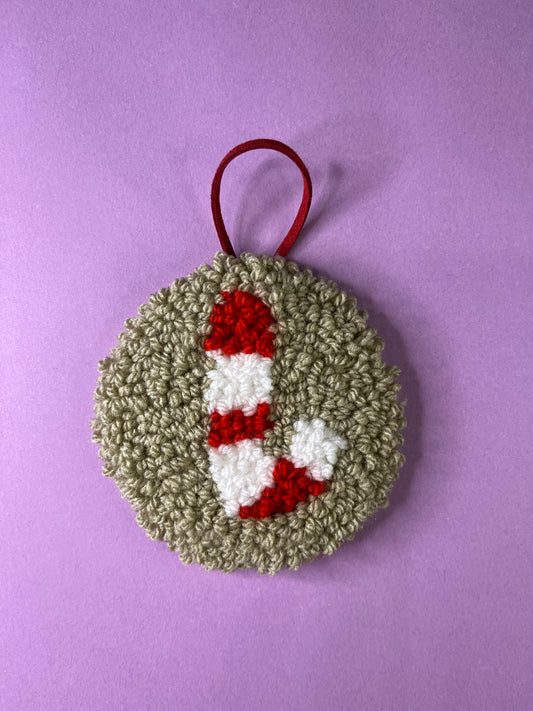 'Candy Cane' Christmas ornament