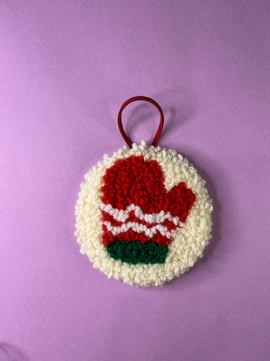 'Xmas Glove' Christmas ornament