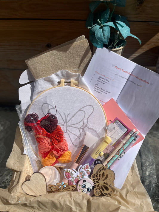 Butterfly Punch Needle Kit 🦋
