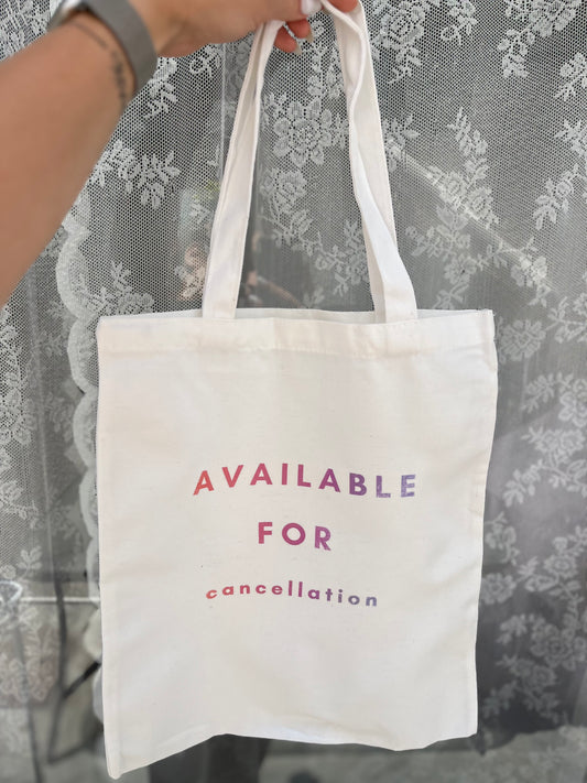 The "Available for Cancellation" ✿