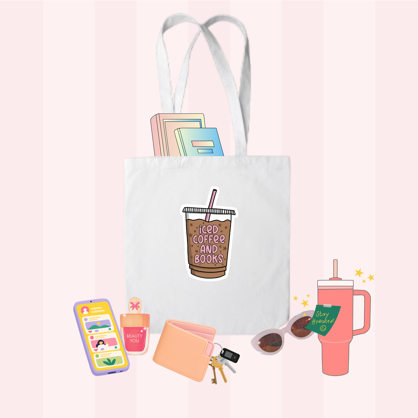 The "Iced Coffee & Books" 🫶